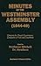 Minutes of the Westminster Assembly by John Struthers