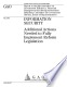 Information security additional actions needed to fully implement reform legislation.