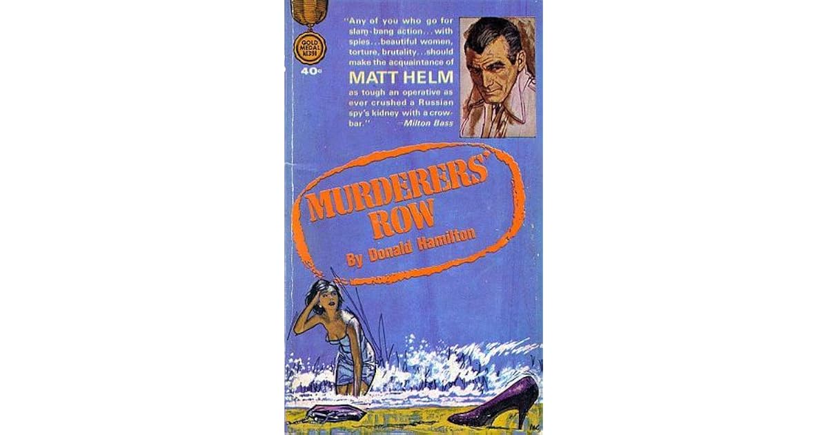 Murderers' Row (Matt Helm, 5) by Donald Hamilton