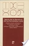 Teoría de la literatura de los formalistas rusos