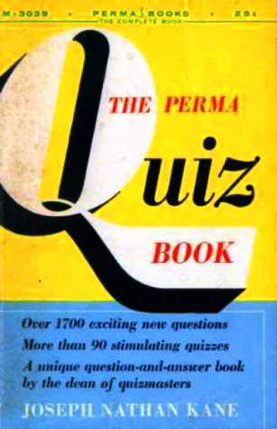 The Perma Quiz Book  (Paperback)