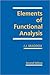 Elements of Functional Analysis