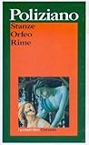 Stanze, Orfeo, Rime