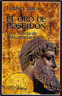 Portada de El oro de Poseidon, de Lindsey Davis