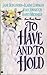 To Have and to Hold by Jane Bonander