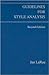 Guidelines for Style Analysis (Detroit Monographs in Musicology)