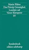 Das Prinzip Genauigkeit: Laudatio auf Victor Klemperer