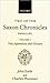 Two of the Saxon Chronicles Parallel by John Earle
