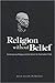 Religion without Belief: Contemporary Allegory and the Search for Postmodern Faith