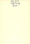 Ode To a Highflying Bird by Charlie Watts