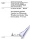 Border security additional actions needed to eliminate weaknesses in the visa revocation process
