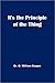 It's The Principle of the Thing by William R. Cooper