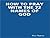 HOW TO PRAY WITH THE 72 NAM...