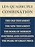 LDS Quadruple Combination: King James Version (KJV) of the Holy Bible (Old and New Testaments), The Book of Mormon, The Doctrine and Covenants, and The Pearl of Great Price
