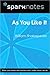 As You Like It (SparkNotes Literature Guide)