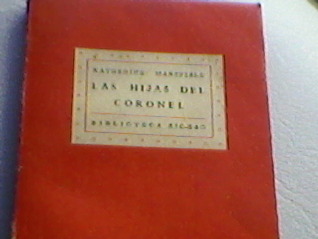 Portada de Las hijas del coronel, de Katherine Mansfield