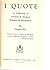 I Quote