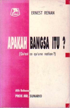 Apakah Bangsa Itu? by Ernest Renan