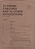 25 Poems, 3 Recipes, and 32 Other Suggestions. by Tim  Key