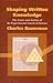 Shaping Written Knowledge by Charles Bazerman