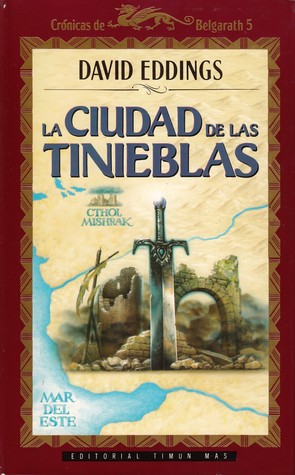 Portada de La Ciudad de las Tinieblas, de David Eddings