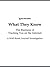 What They Know, The Business of Tracking You on the Internet by Julia Angwin