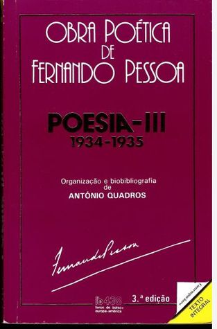 Poesia III - 1934-1935 (Mass Market Paperback)
