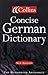 Collins Concise German Dictionary
