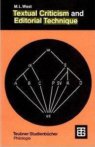 Textual Criticism & Editorial Technique (Paperback)