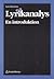 Lyrikanalys: En introduktion