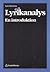 Lyrikanalys by Lars Elleström