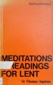 Meditations and Readings for Lent (Spiritual Masters)