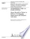 Overseeing the U.S. food supply steps should be taken to reduce overlapping inspections and related activities : testimony before the Subcommittee on the Federal Workforce and Agency Organization Committee on Government Reform House of Representatives