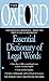 The Oxford Essential Dictionary of Legal Words
