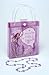 Lavender Finds a Friend: book, bag, and necklace