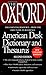 The Oxford American Desk Dictionary and Thesaurus by Oxford University Press