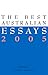 The Best Australian Essays 2005