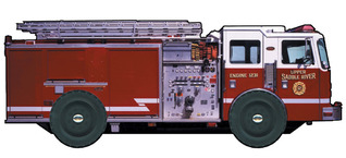 Fire Truck (Wheelie Books)