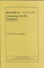 The Commentary of Abraham Ibn Ezra on the Pentateuch: Volume 3: Leviticus