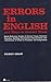 Errors In English and Ways to Correct Them