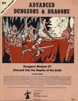 D1 Descent Into the Depths of the Earth (Advanced Dungeons & Dragons module D1)