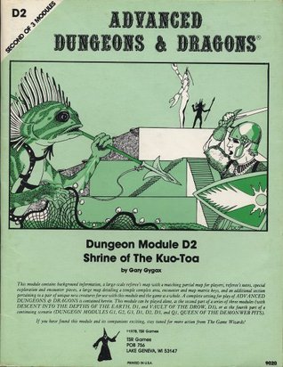 D2 Shrine of the Kuo-Toa (Advanced Dungeons & Dragons module D2)
