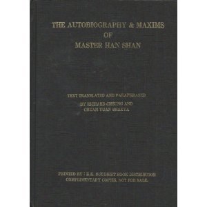 The Autobiography and Maxims of Master Han Shan