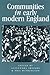 Communities in Early Modern...