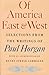 Of America East and West: S...