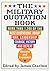 The Military Quotation Book...