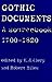 Gothic Documents by E. Clery