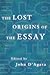 The Lost Origins of the Essay
