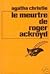 Le Meurtre de Roger Ackroyd