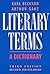 Literary Terms: A Dictionary